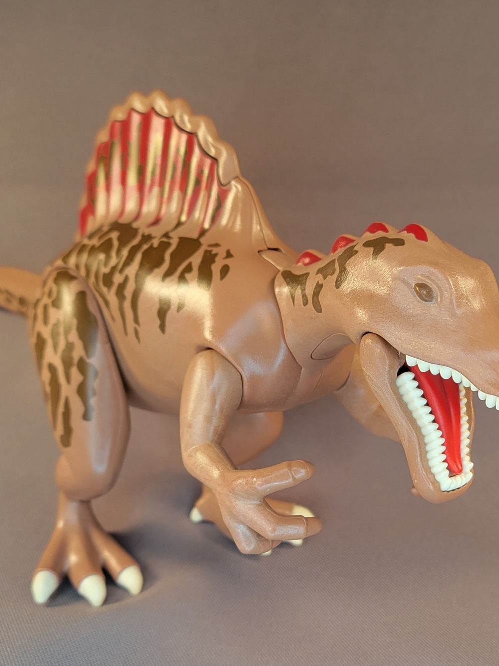 Playmobil Spinosaurus Dinosaur Figure 30652712 Brown Red 15" Jurassic Toy